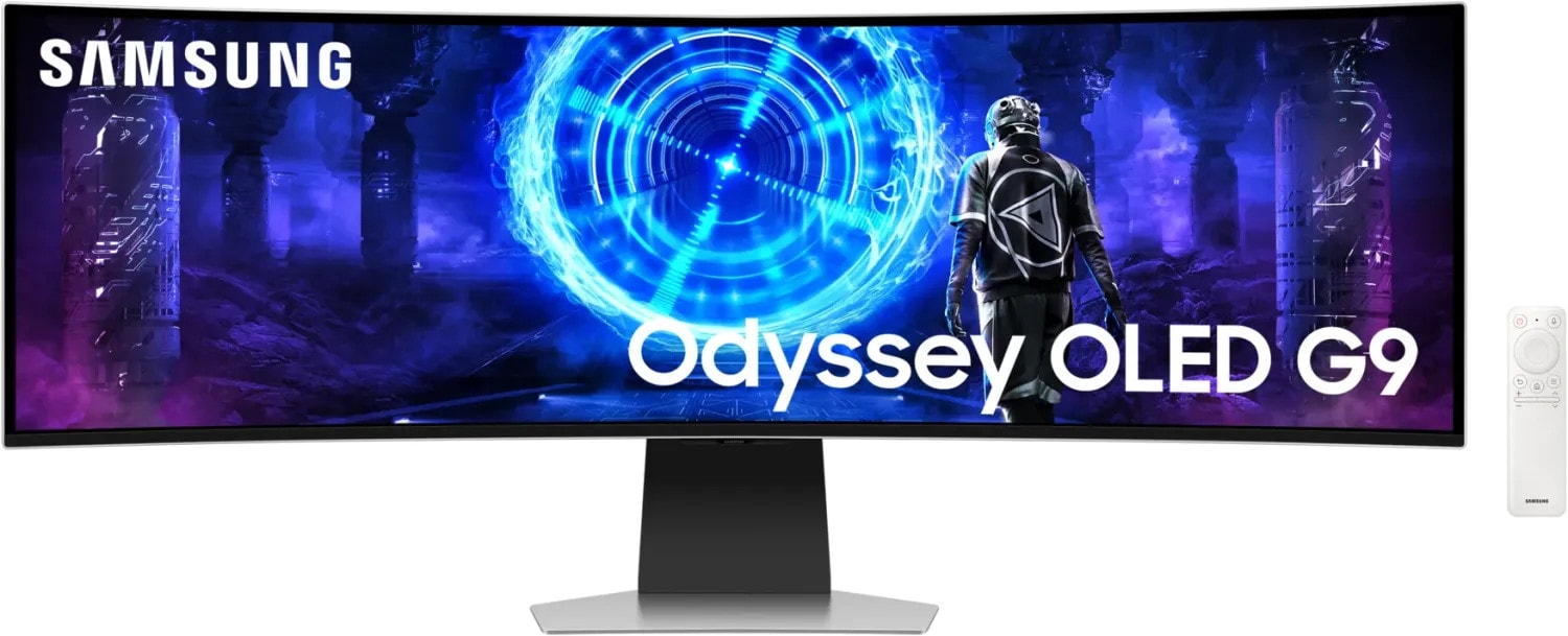 Samsung Odyssey G95SD LS49DG954SUXEN 49 Zoll DQHD QD-OLED Panel 32:9 240 Hz Curved Gaming Monitor