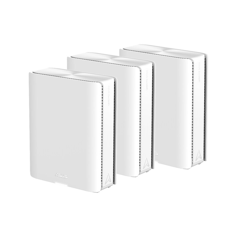 US mit günstig Kaufen-ASUS ZenWiFi BQ16 BE25000 Weiß kombinierbarer Router Home Mesh WiFi 7 System 3er-Pack. ASUS ZenWiFi BQ16 BE25000 Weiß kombinierbarer Router Home Mesh WiFi 7 System 3er-Pack <![CDATA[• Wireless LAN Router mit 5G-Modem • Wi-Fi 7 (bis zu 11529 MBit