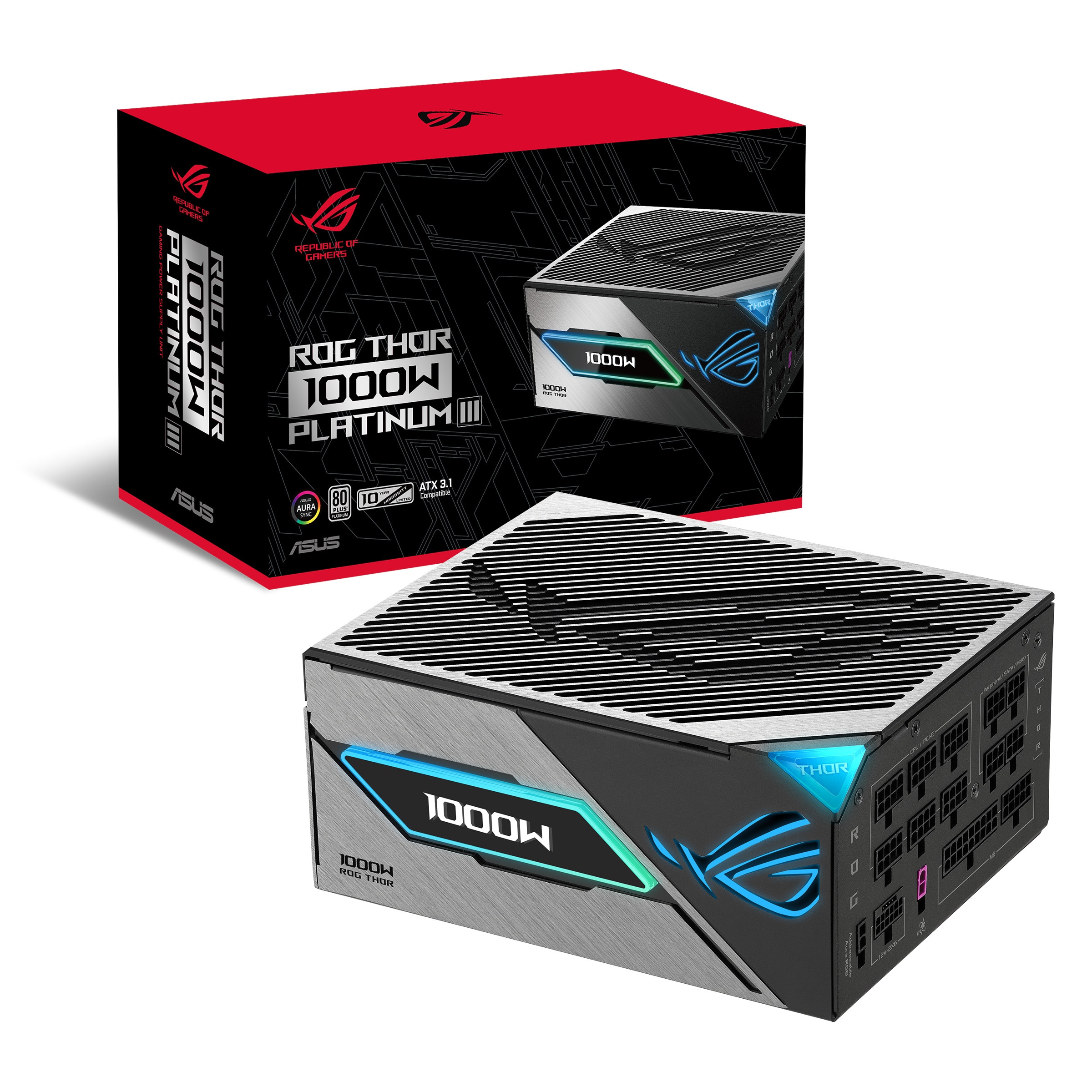 ASUS ROG Thor Platinum 1000P III 1000W Platinum Gaming Netzteil Modular PCIe5.0