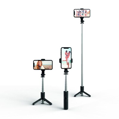 Image of 4smarts Selfie Stick Tripod mit Wireless Remote Control