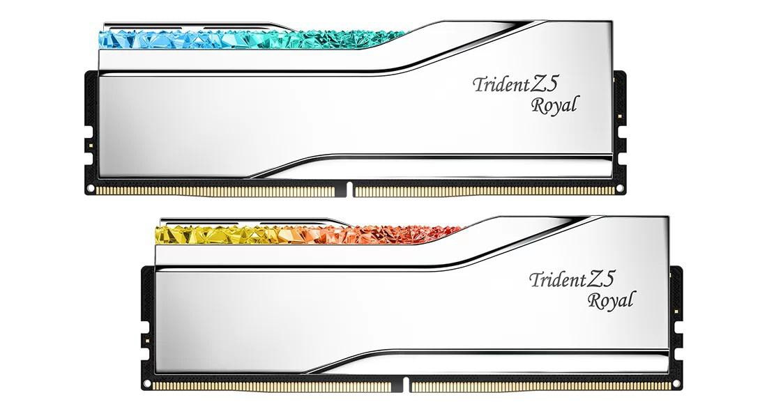 G.Skill Trident Z5 Royal 32GB 2x16GB DDR5 7600MHz CL36 Silver