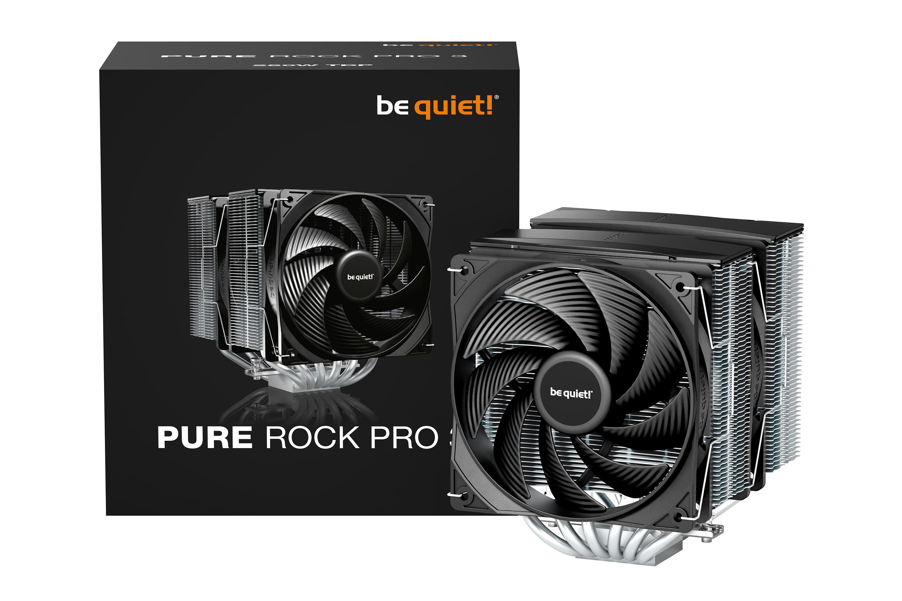 Be Quiet! Pure Rock Pro 3 Cpu Kühler Für Intel Und Amd Cpu Bk041