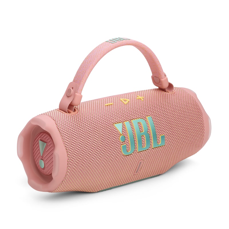 RA auf günstig Kaufen-JBL Charge 6 Tragbarer Bluetooth-Lautsprecher pink. JBL Charge 6 Tragbarer Bluetooth-Lautsprecher pink <![CDATA[• Übertragung: Bluetooth - Farbe: Pink • maximale Akkulaufzeit: 24h • Ladefunktionen: Aufladen über USB • Abmessungen: 22.88 cm B x 9.85 cm H x