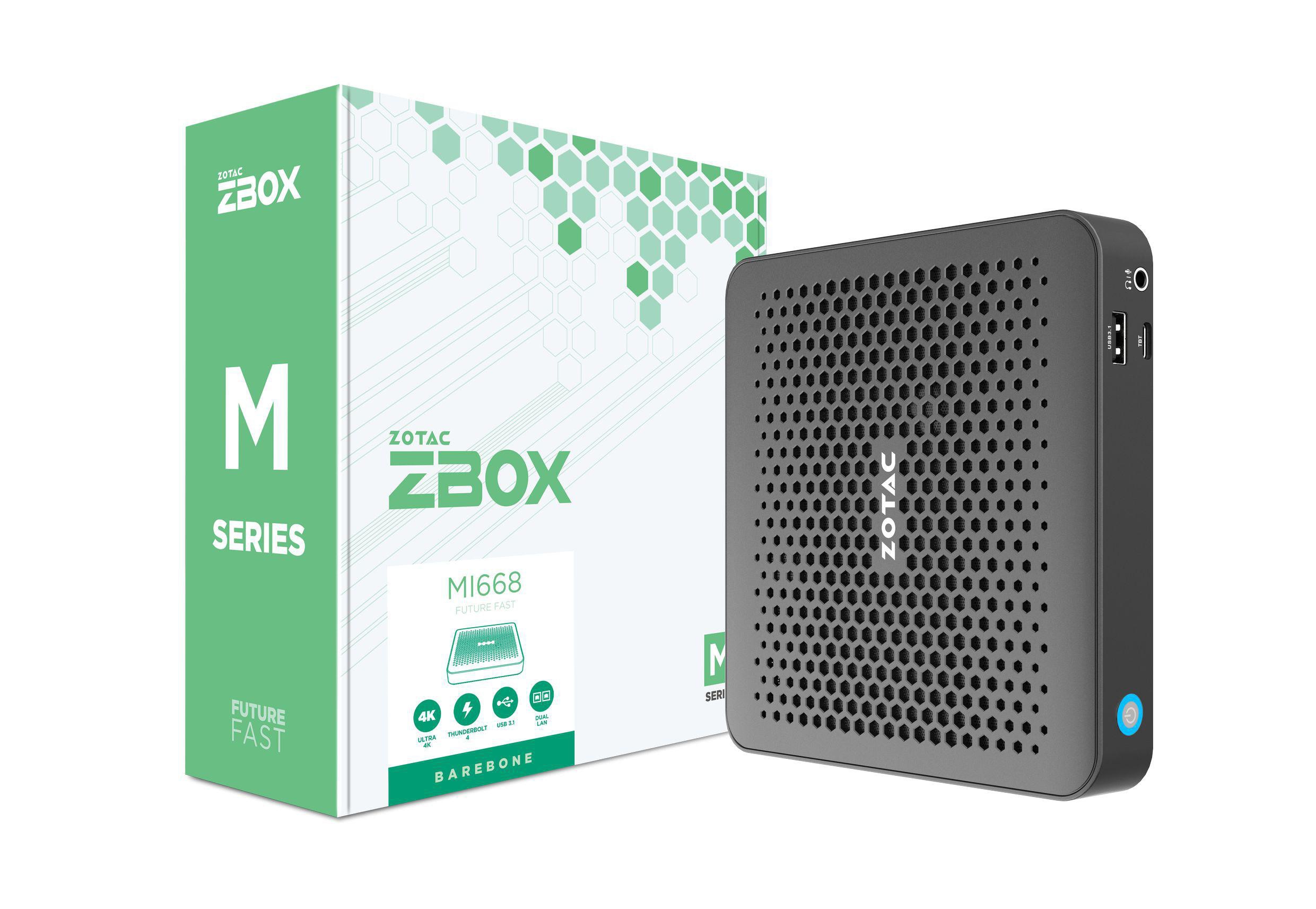 ZOTAC ZBOX edge MI668 Mini-PC Barebone i7-1360P 0GB/0GB Iris Xe DOS Image