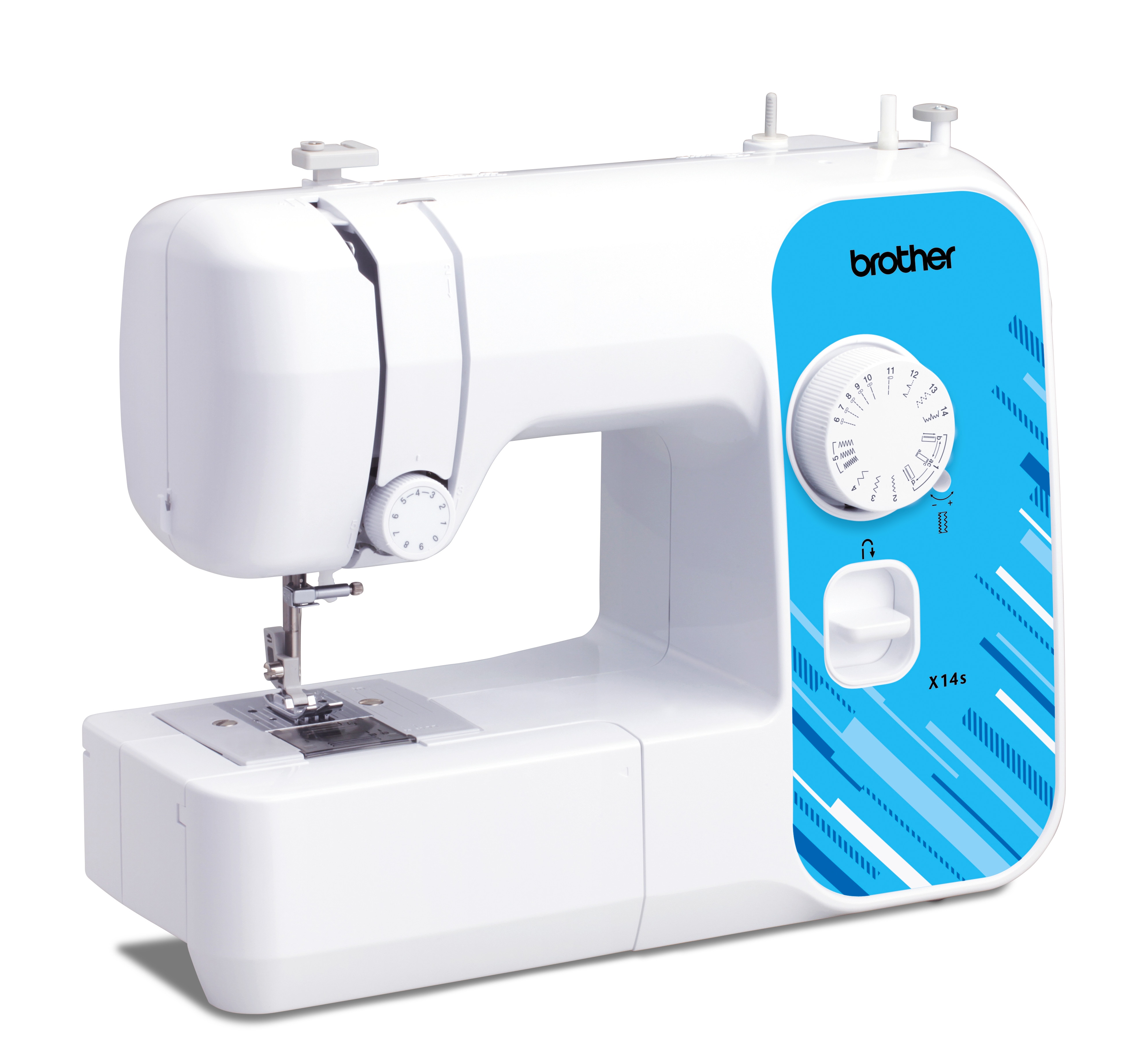 Brother Weiss/Blau X14s, Nähmaschine, - Bild 3