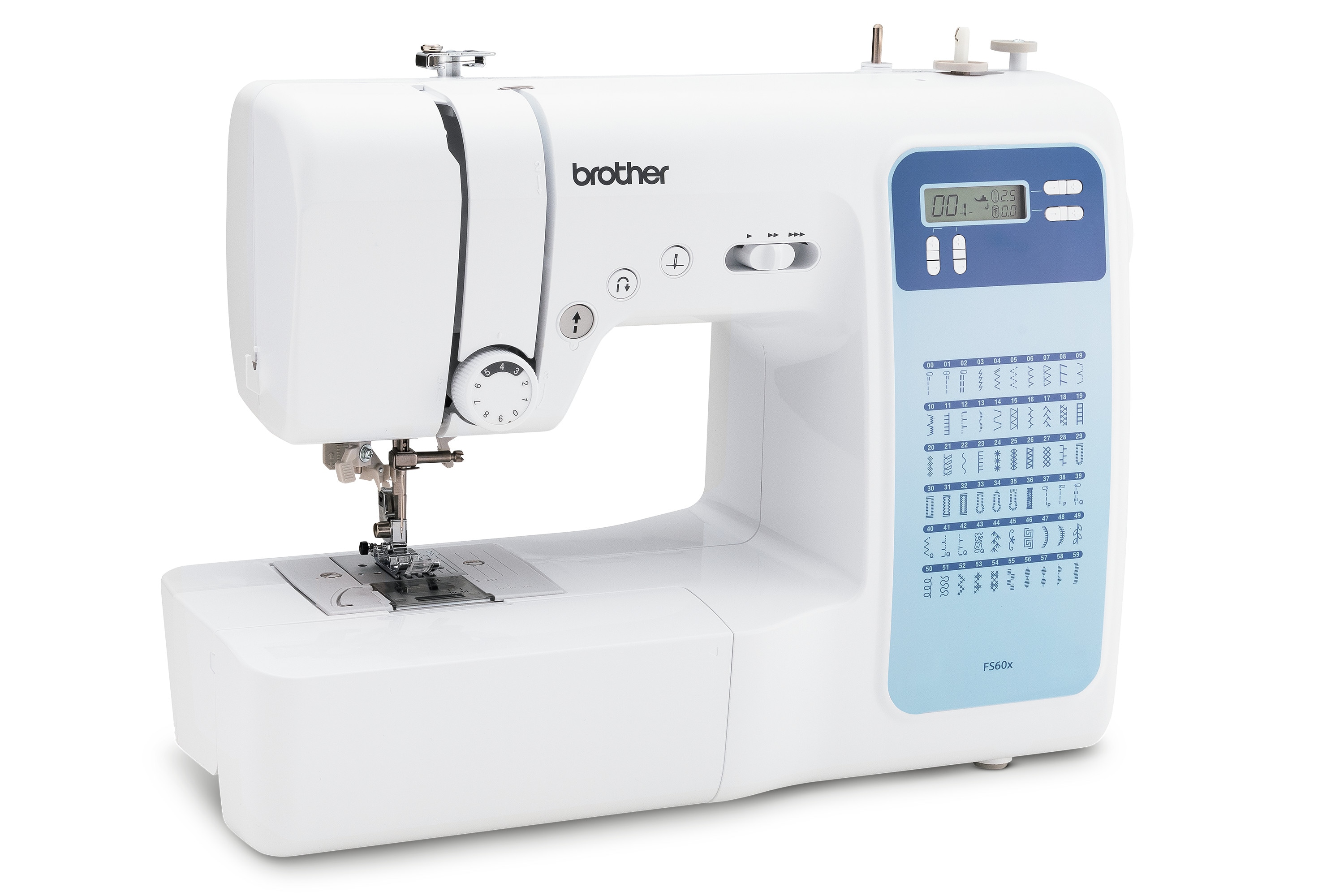 Brother Weiss Nähmaschine Fs60x Weiß Automatisch Lcd 750 Stiche/Min - Bild 3