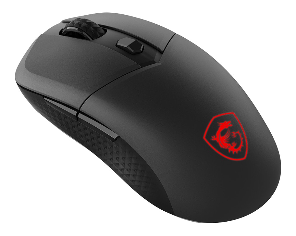 MSI Versa 300 Maus Schwarz kabelgebunden / kabellos (Bluetooth) für Rechtshänder