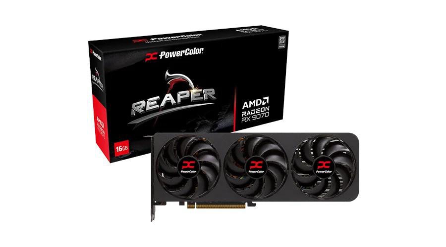 POWERCOLOR AMD Radeon RX 9070 Reaper 16GB GDDR6 Grafikkarte HDMI/3xDP