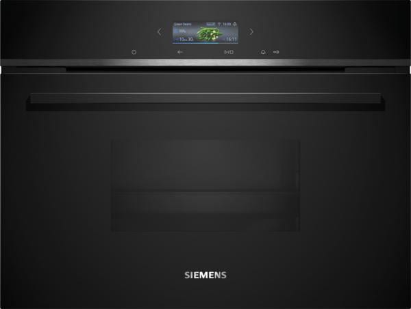 Siemens Nero Einbau-Dampfgarer "Cd714gxb1", Schwarz, B:59,4Cm H:45,5Cm T:54,8Cm, Dampfgarer, Smarter Kochassistent & Gesundes, Schonendes Dampfgaren - Image 5