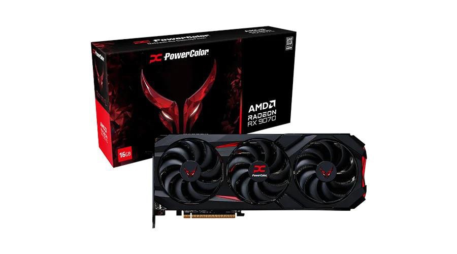 POWERCOLOR AMD Radeon RX 9070 Red Devil OC 16GB GDDR6 Grafikkarte HDMI/3xDP