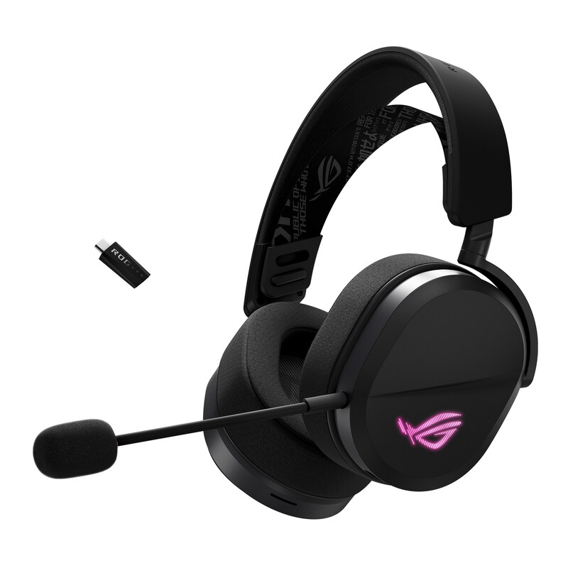 ASUS ROG Pelta kabelloses RGB Gaming Headset Bluetooth/2,4 GHz/USB-C ROG SpeedNova RGB