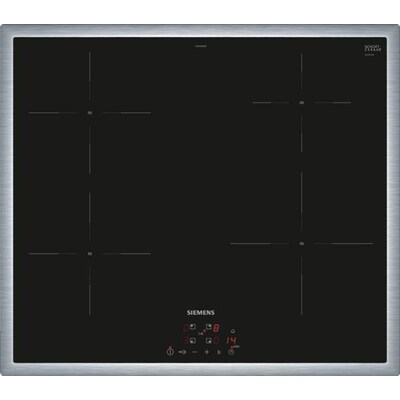 Siemens EH645BEB6E iQ100 Induktionskochfeld 60 cm Schwarz, Mit Rahmen aufliegend