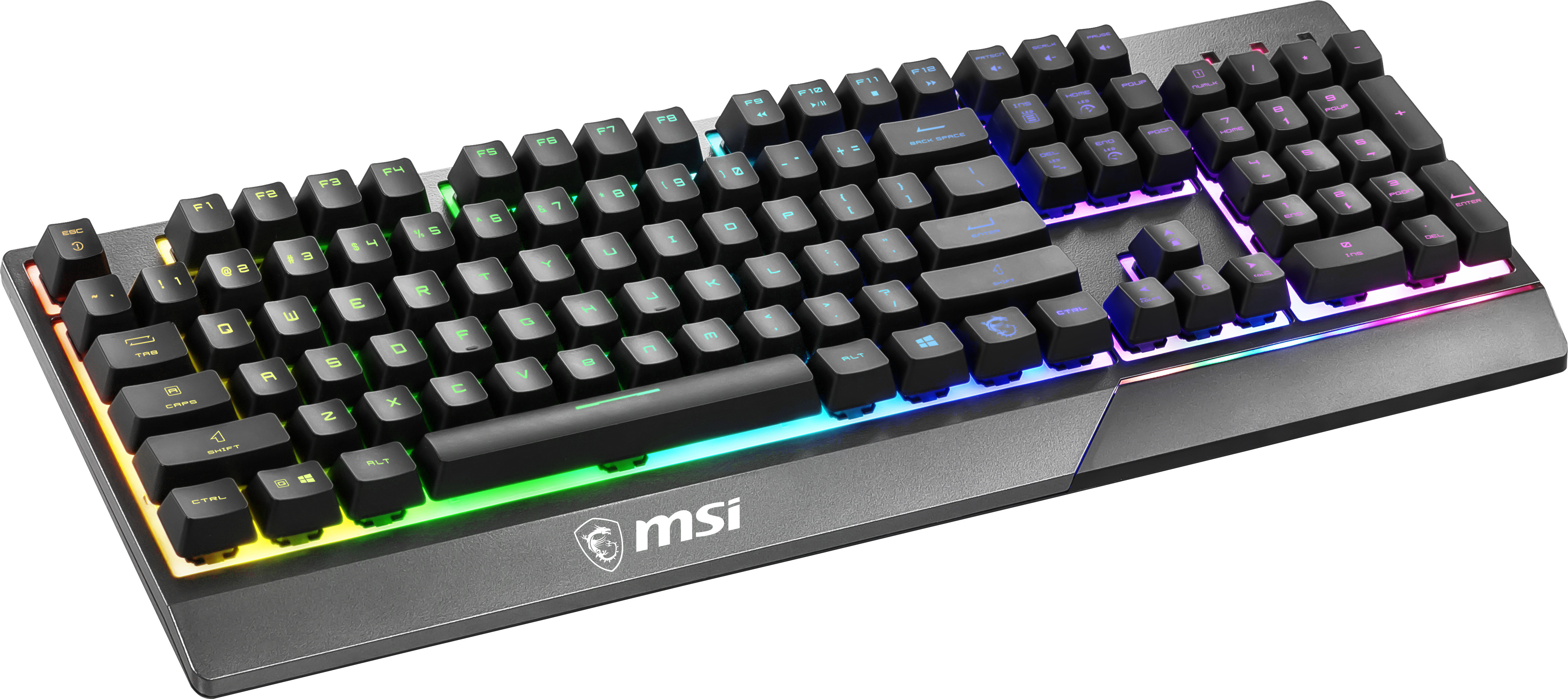 MSI Vigor GK30 DE Gaming Tastatur kabelgebunden, Schwarz