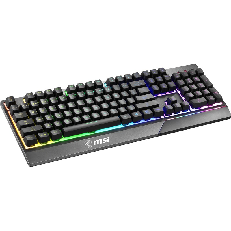 um den günstig Kaufen-MSI Vigor GK30 DE Gaming Tastatur, RGB Beleuchtung. MSI Vigor GK30 DE Gaming Tastatur, RGB Beleuchtung <![CDATA[• Anwendungsbereich: Gaming, Nummernblock integriert • Kabelgebunden (USB) • Layout: deutsch • schwarz, 1050g, 38,0 mm x 438 mm x 157 mm (H x B