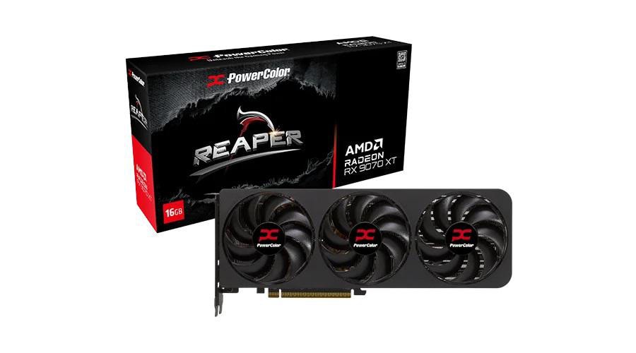 POWERCOLOR AMD Radeon RX 9070 XT Reaper 16GB GDDR6 Grafikkarte HDMI/3xDP