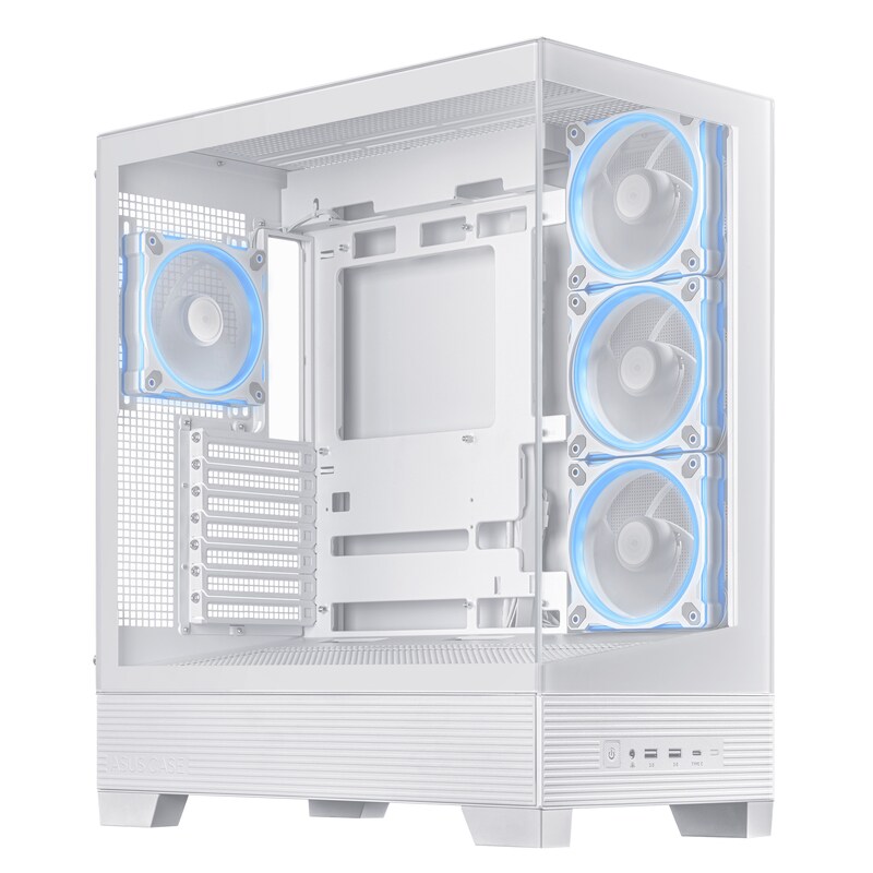 38 x günstig Kaufen-ASUS A31 Plus TG ARGB ATX Gaming Gehäuse mit Seitenfenster weiß. ASUS A31 Plus TG ARGB ATX Gaming Gehäuse mit Seitenfenster weiß <![CDATA[• Midi-Tower Gehäuse, für Mainboards bis ATX • Max. Höhe für CPU-Kühler 165 mm, Max. GPU-Länge 38