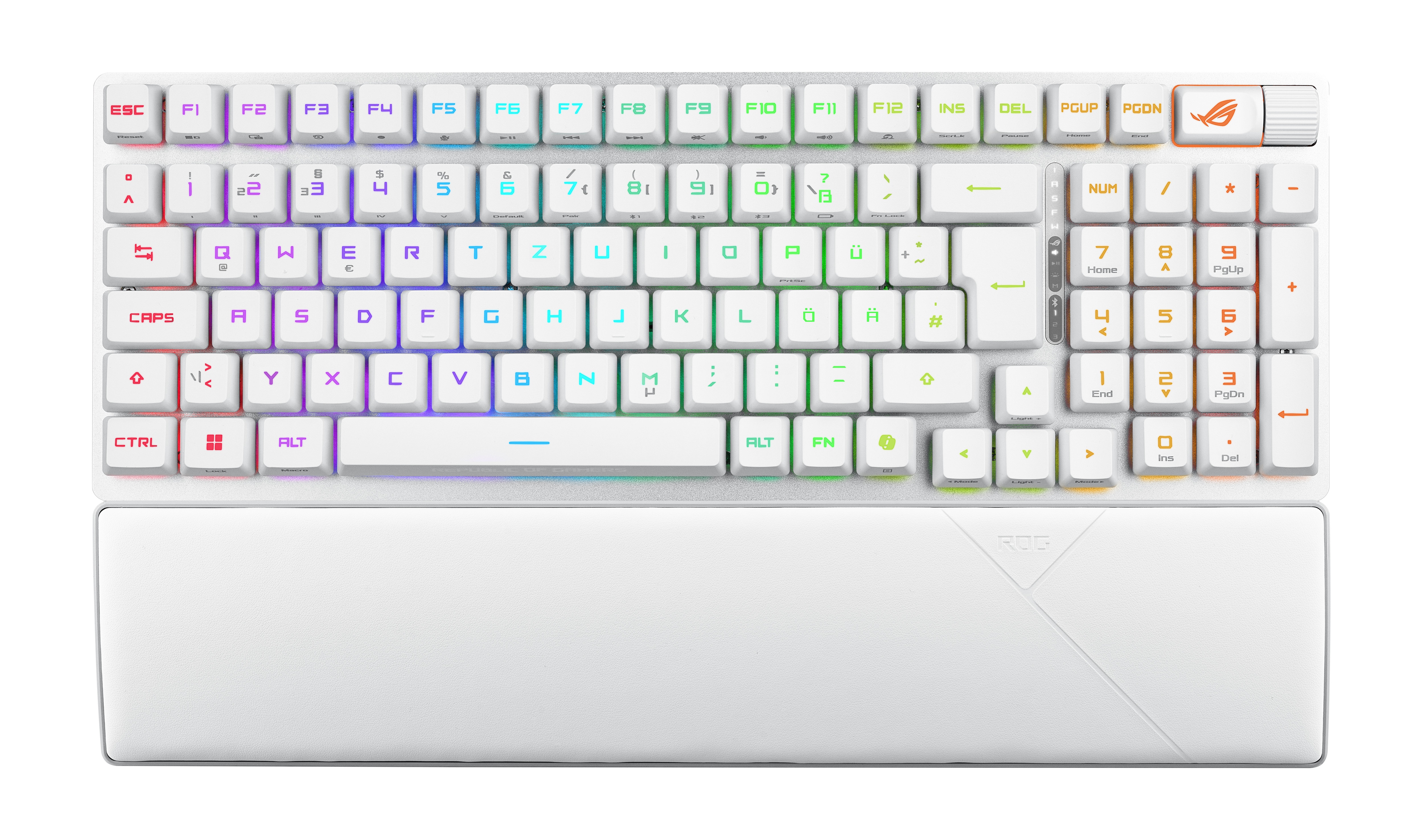 ASUS ROG Strix Scope II 96 RX Gaming Tastatur kabelgebunden / kabellos (Bluetooth / Funk), Schwarz