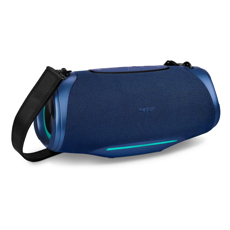 RA auf günstig Kaufen-Medion MD 43768 Outdoor BT Speaker XL blau. Medion MD 43768 Outdoor BT Speaker XL blau <![CDATA[• Übertragung: Bluetooth - Farbe: Blau • maximale Akkulaufzeit: 30h • Ladefunktionen: Schnellladung • Abmessungen: 48 cm B x 20 cm H x 25 cm T, 5.56 kg Gewicht