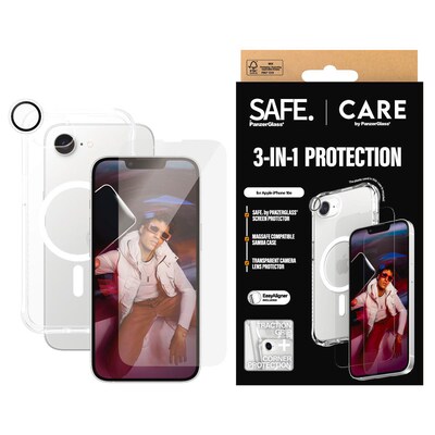 CARE by PanzerGlass® Fashion 3-in-1 Bundle iPhone 16e