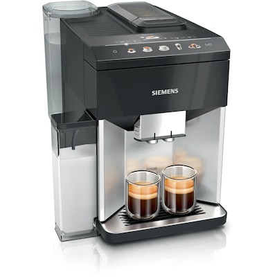 Siemens TQ513D01 EQ.500 integral Kaffeevollautomat Klavierlack/ Silber