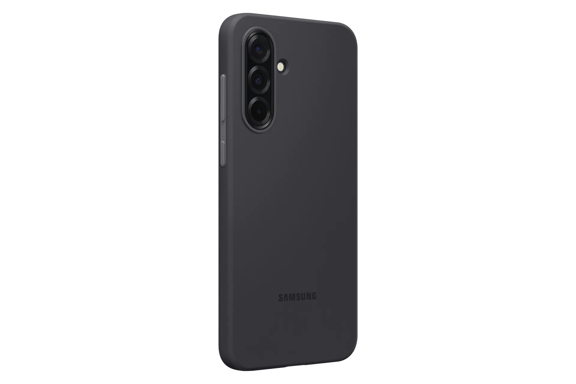 Samsung Silicone Case EF-PA366 für Galaxy A36, schwarz