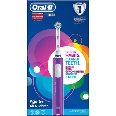 Oral-B Pro Junior Elektrische Zahnbürste Base Purple