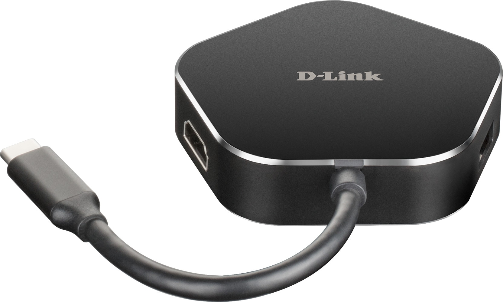 D-Link DUB-M420 4-In-1 USB-C Hub mit HDMI/USB-C Ladeanschluss
