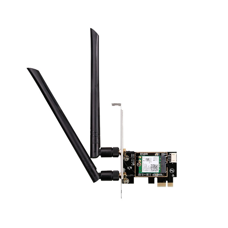 TS PC günstig Kaufen-D-Link DWA-X582 AX3000 Wi-Fi 6 PCIe Adapter mit Bluetooth 5.0. D-Link DWA-X582 AX3000 Wi-Fi 6 PCIe Adapter mit Bluetooth 5.0 <![CDATA[• Wi-Fi 6 AX3000 mit MU-MIMO • Bluetooth 5.0 Konnektivität • PCI Express-Schnittstelle mit hoher Bandbreite • Abnehmbare 