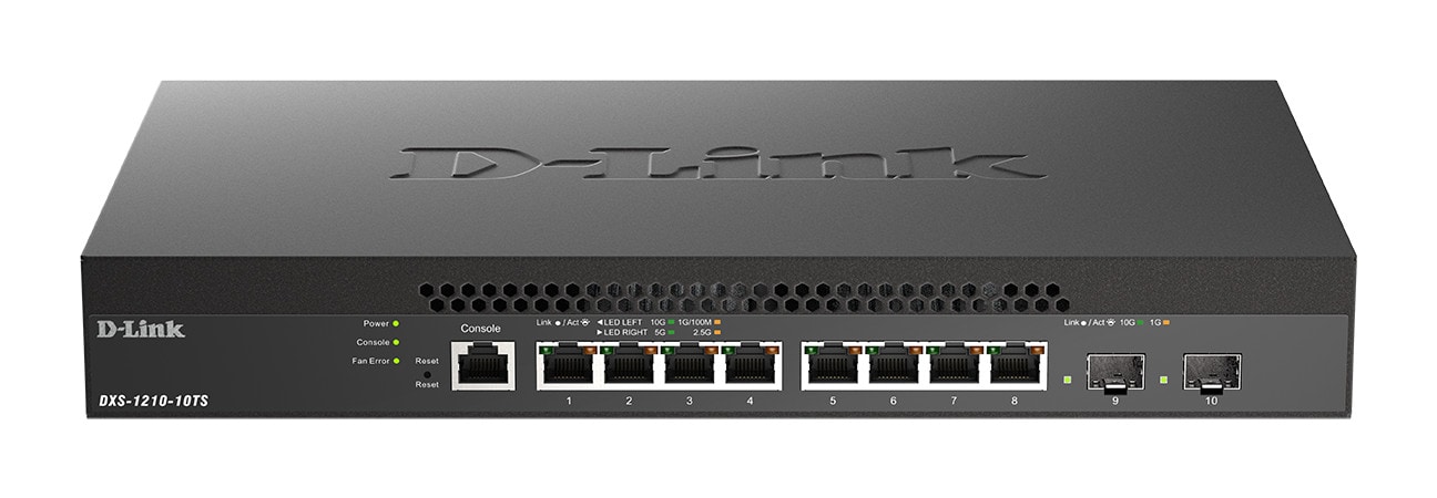 D-Link DXS-1210-10TS/E 10G Multi-Gigabit Smart Managed Switch