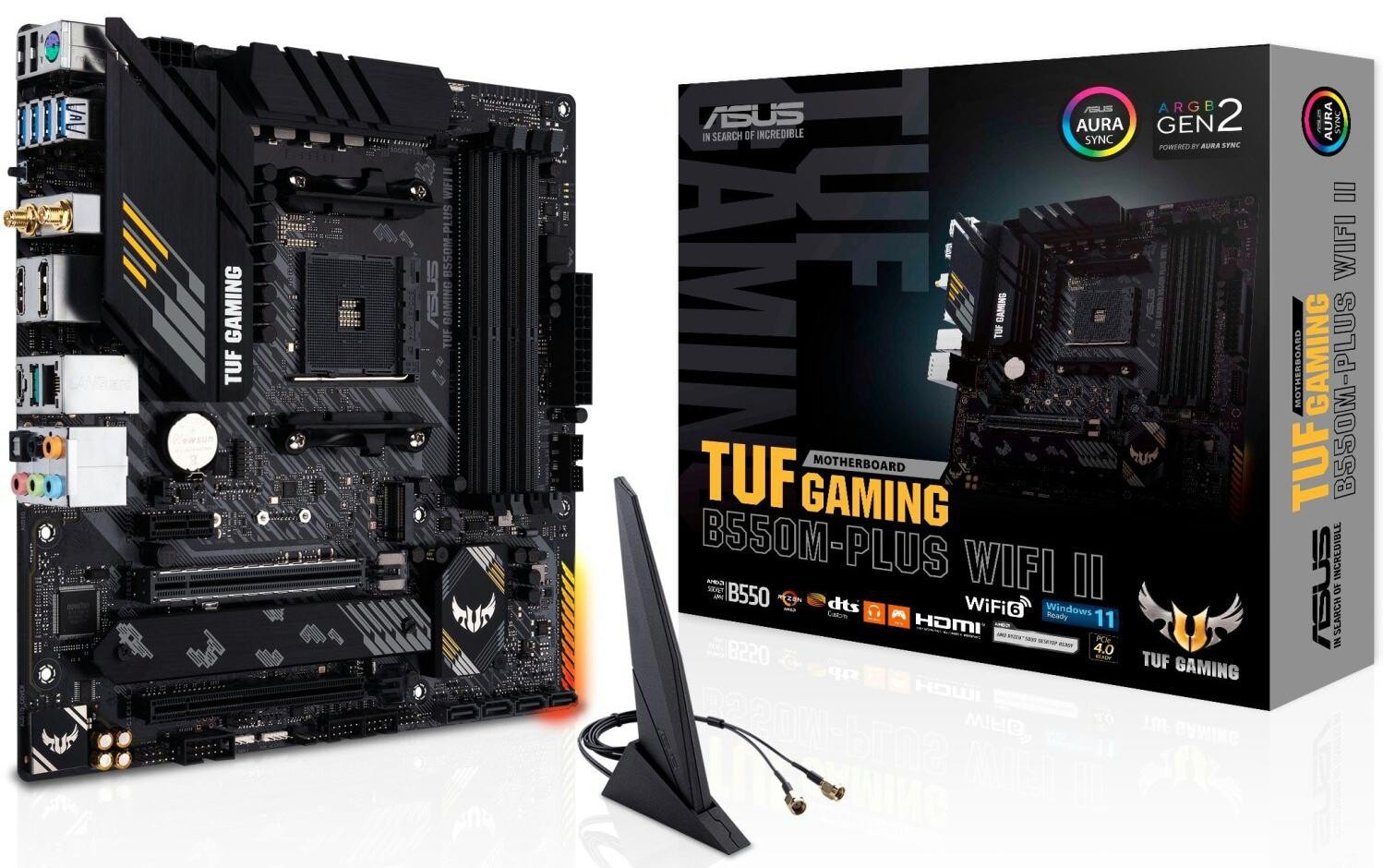 ASUS TUF Gaming B550M-Plus WIFI II mATX Mainboard - Sockel AM4