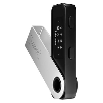 Ledger Nano S Plus Krypto-Hardware-Geldbörse Mattschwarz