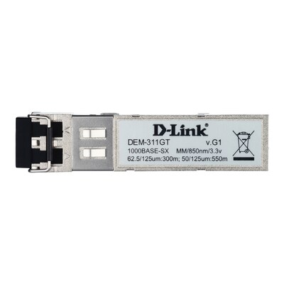 D-Link  DEM-311GT Mini GBIC Modul für 1000BaseSX (LC Duplex) | 07900692481534