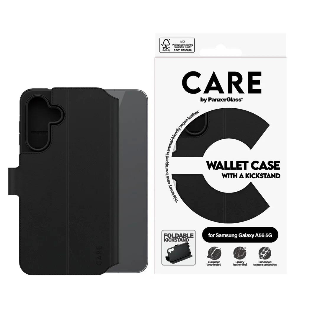 CARE by PanzerGlass® Feature Wallet Case mit Kickstand Samsung Galaxy A56 5G