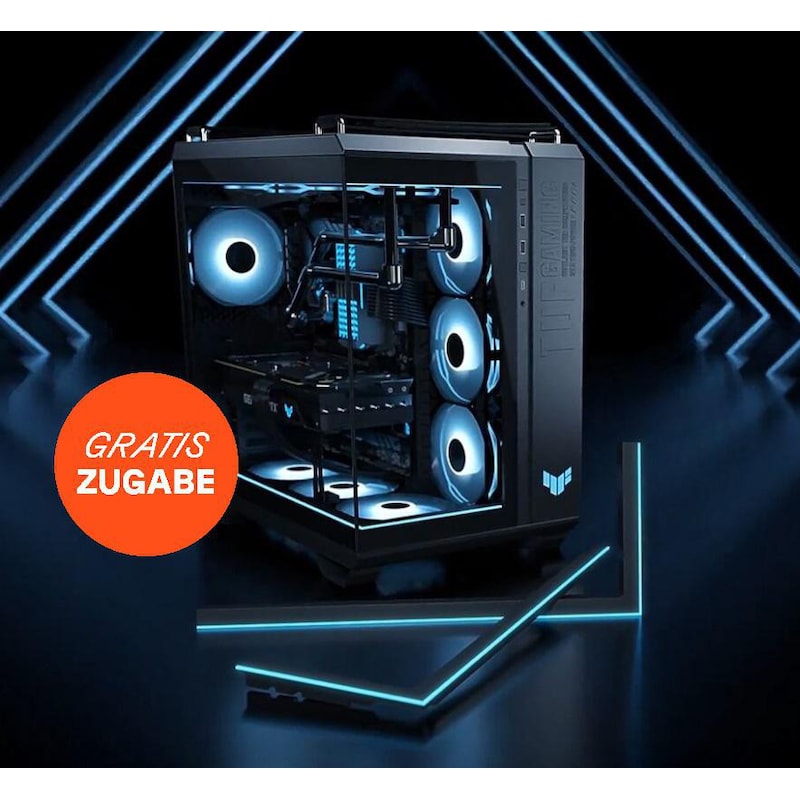 Kit,Diamond günstig Kaufen-ASUS TUF Gaming GT502 Horizon Schwarz ATX Midi-Tower Gaming Gehäuse inkl. Lightning Kit. ASUS TUF Gaming GT502 Horizon Schwarz ATX Midi-Tower Gaming Gehäuse inkl. Lightning Kit <![CDATA[• Zweikammer-Gaming Gehäuse bis ATX Mainboards • Gehärtete 