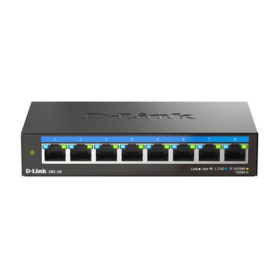 D-Link  DMS-108/E 8-Port 2.5G Multi-Gigabit Desktop Switch | 00790069469459