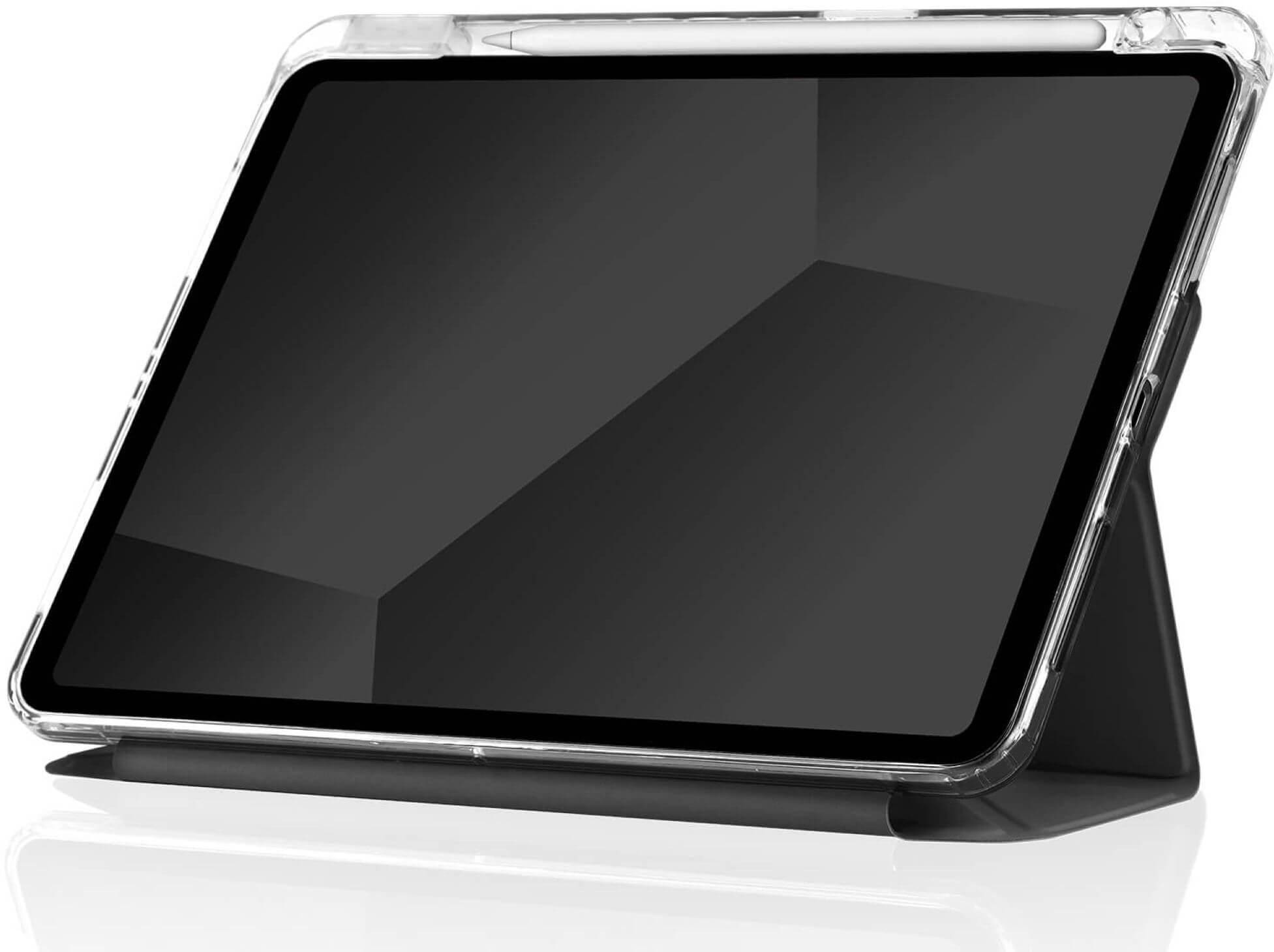 STM Opp Case für Apple iPad Air 11" (2025 & 2024) / Air 10,9" (2022 & 2020) schwarz/transparent