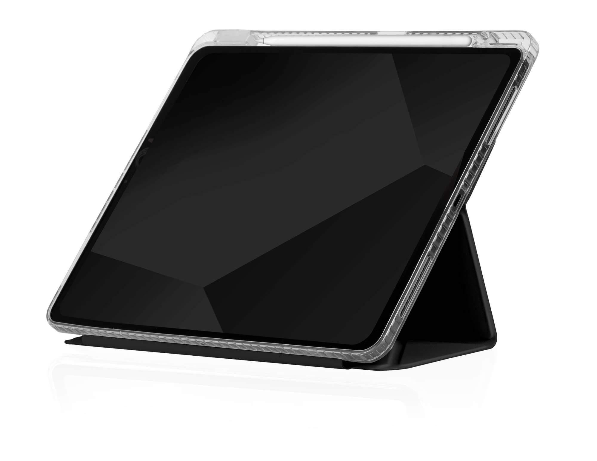 STM Opp Case für Apple iPad Air 13 Zoll (M2/2024; M3/2025) schwarz/transparent