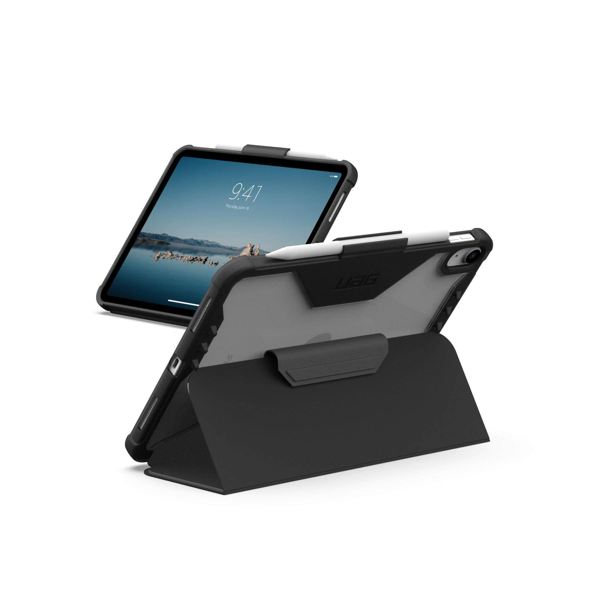 UAG Urban Armor Gear Plyo LT Case für Apple iPad 11“ (2025) / iPad 10,9“ (2022) schwarz/ice (transparent)