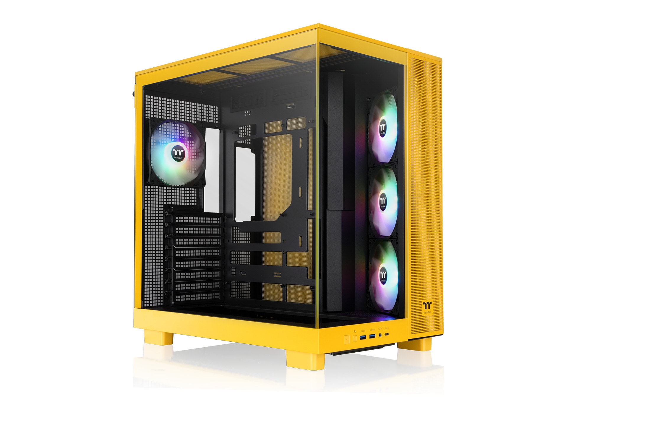 THERMALTAKE View 380 XL TG ARGB Mid Tower ATX Gehäuse Sichtfenster bumblebee
