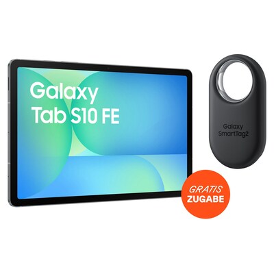 Samsung  GALAXY Tab S10 FE+ X620N WiFi 12.4″ 256GB grau + SmartTag 2 EI-T5600 Schwarz | 08806097197584