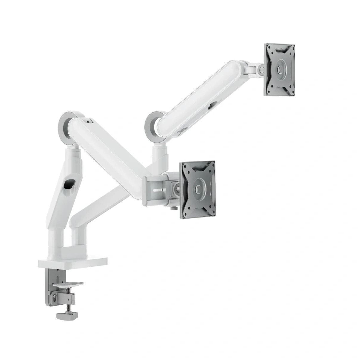 Alogic Glide Flexible Dual Monitor Arm Weiß - Image 2