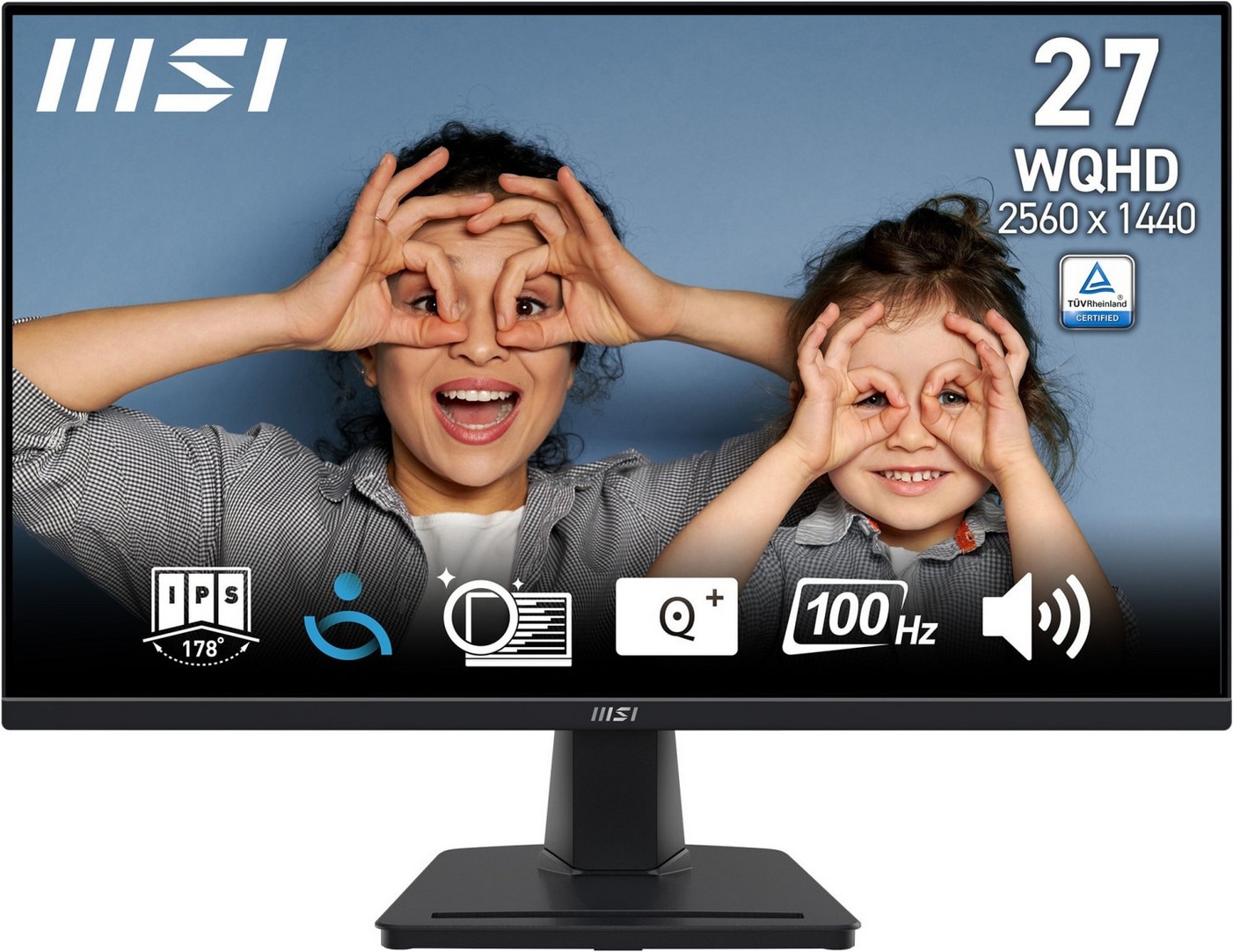 MSI Pro MP275QDE 27 Zoll WQHD IPS LED 16:9 100 Hz Office Monitor