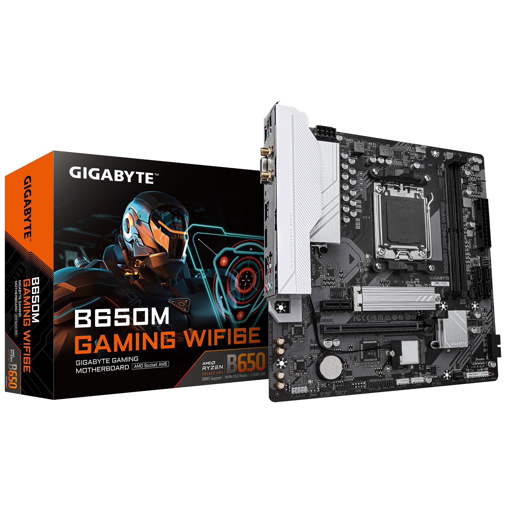 Gigabyte B650m Gaming Wifi6e Matx Mainboard Sockel Am5 Hdmi/Vga Größe 5 - Bild 4