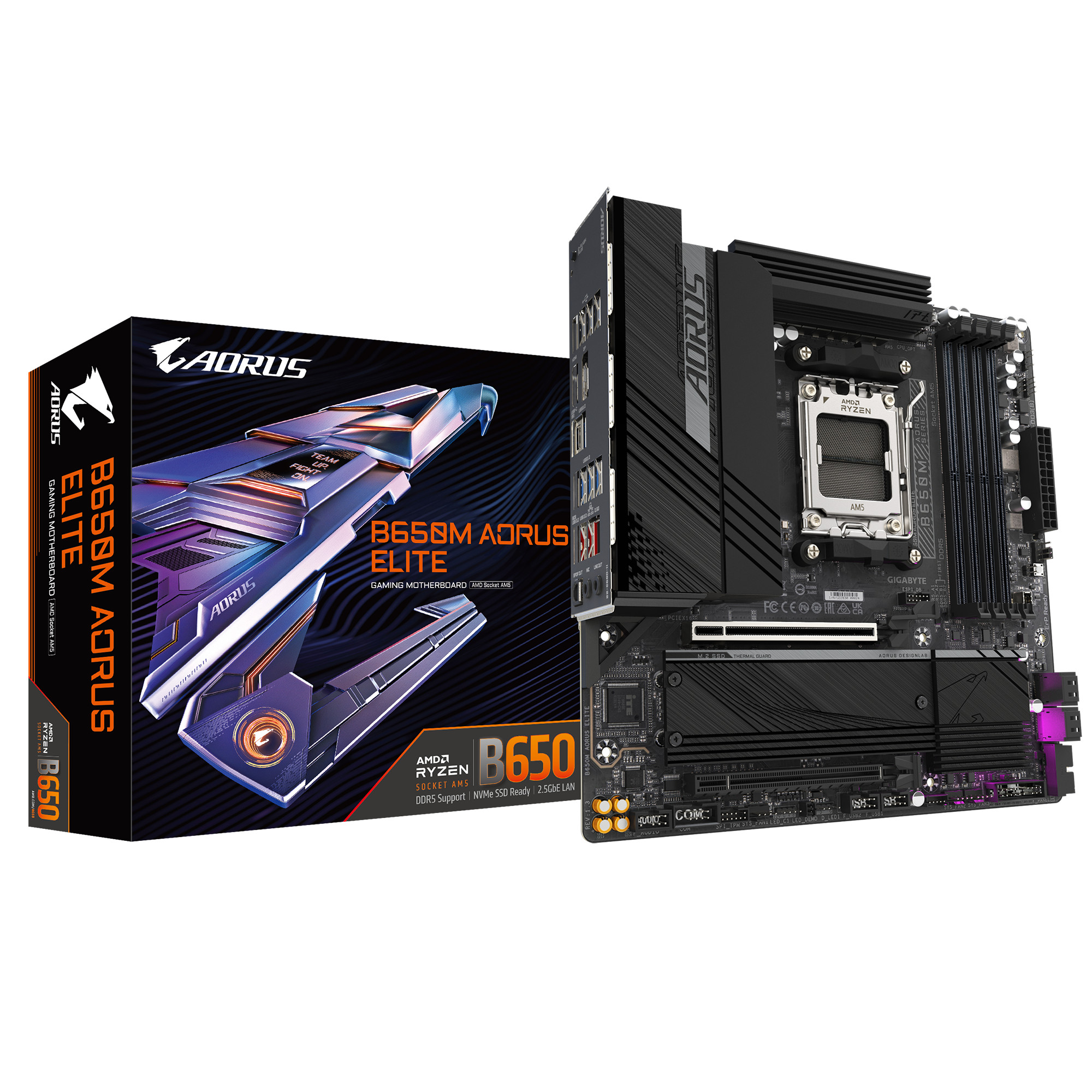 GIGABYTE B650M AORUS ELITE Micro-ATX Mainboard - Sockel AM5