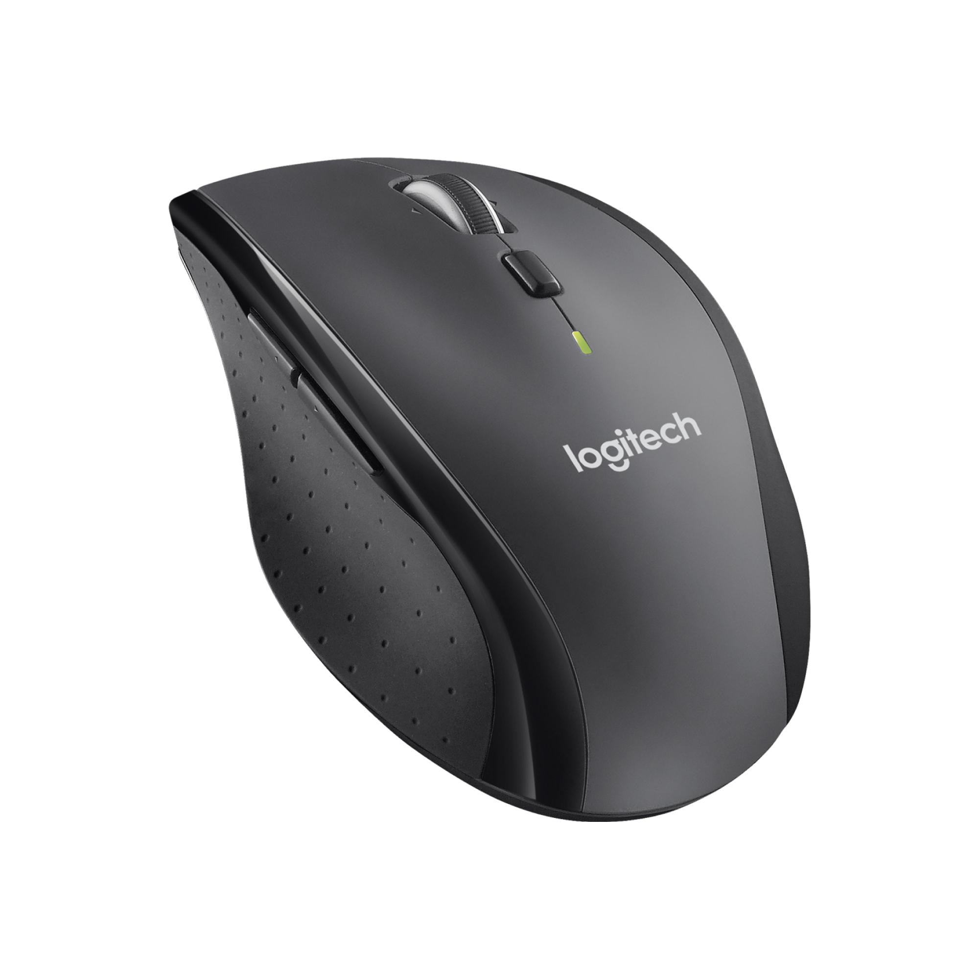 Logitech Marathon M705 Maus Silber kabellos (Funk) für Rechtshänder