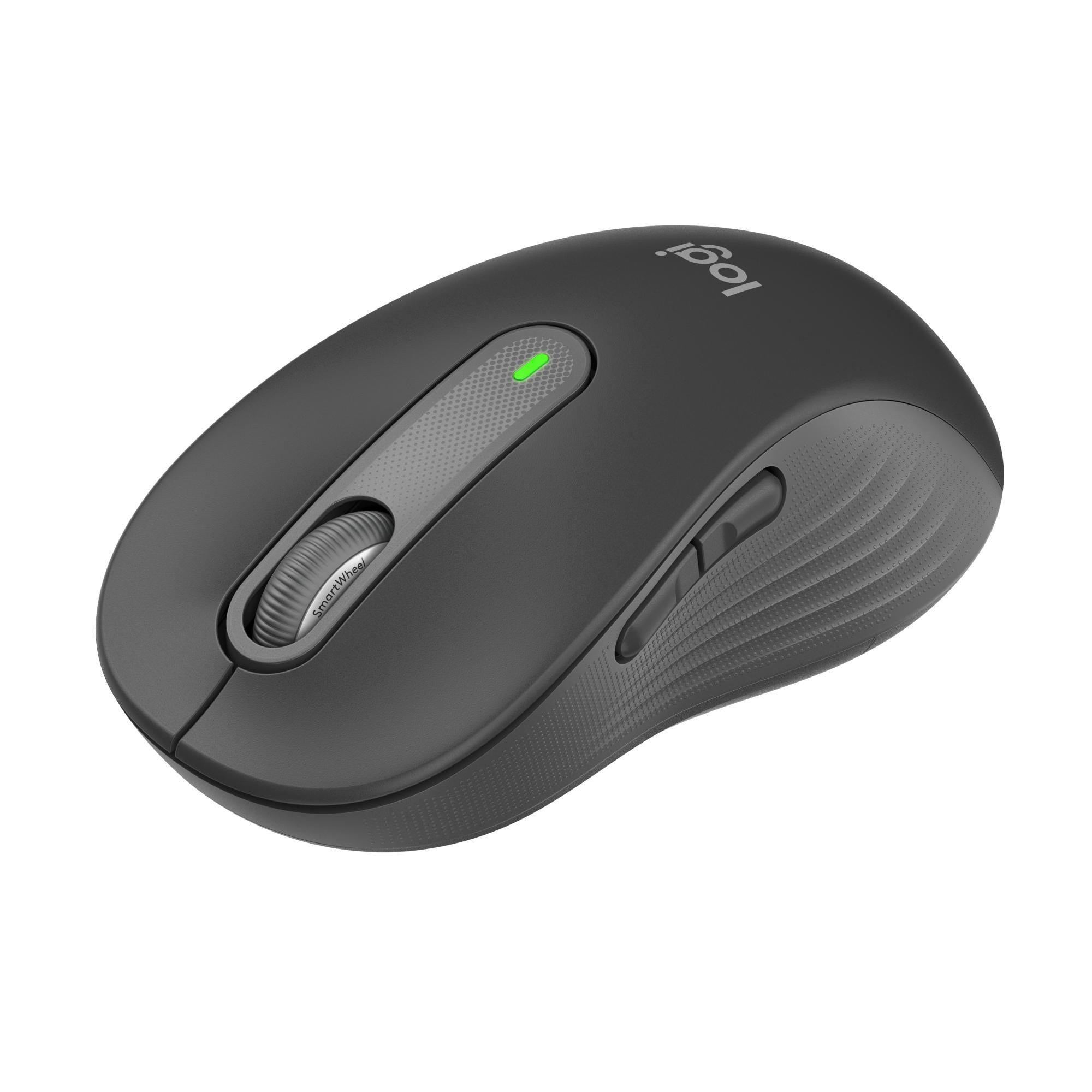 Logitech Signature M650 L Maus Graphite kabellos (Logi Bolt) für Rechtshänder