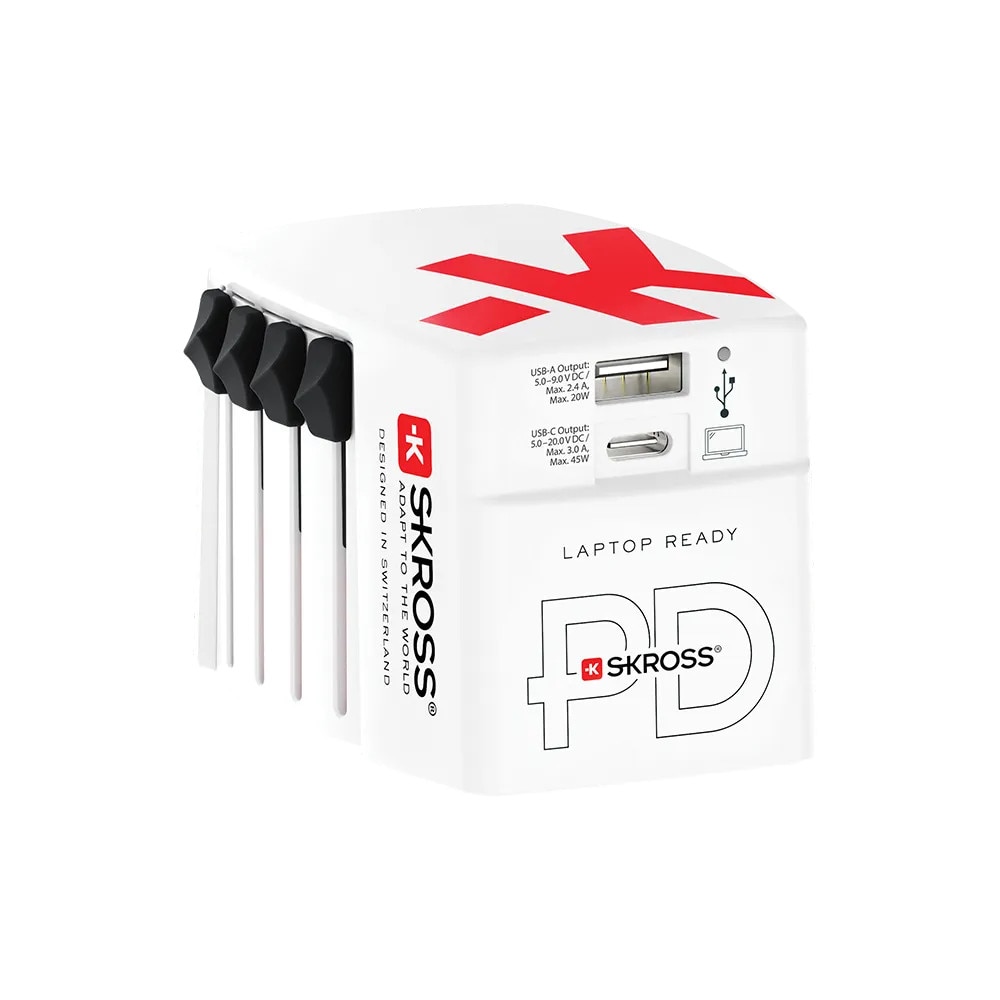 Skross World Usb Charger Ac45pd Reisealadedapter 1302332 1.302332