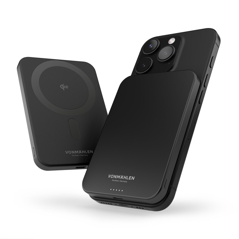 Green mit günstig Kaufen-Vonmählen Evergreen Mag Magnetische Powerbank mit Qi2 20W schwarz. Vonmählen Evergreen Mag Magnetische Powerbank mit Qi2 20W schwarz <![CDATA[• 5000 mAh Kapazität • Max. Ladeleistung: 15 W • Gewicht: 118g]]>. 
