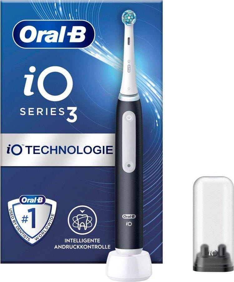 Oral-B iO Series 3 Elektrische Zahnbürste matt schwarz