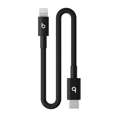 Image of Beats USB-C zu Lightning gewebtes Kabel 02 m Bolt Black